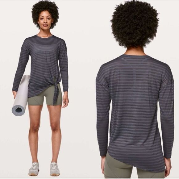 Lululemon Tie Your Practice Long Sleeve, 4 - Picture 1 of 8